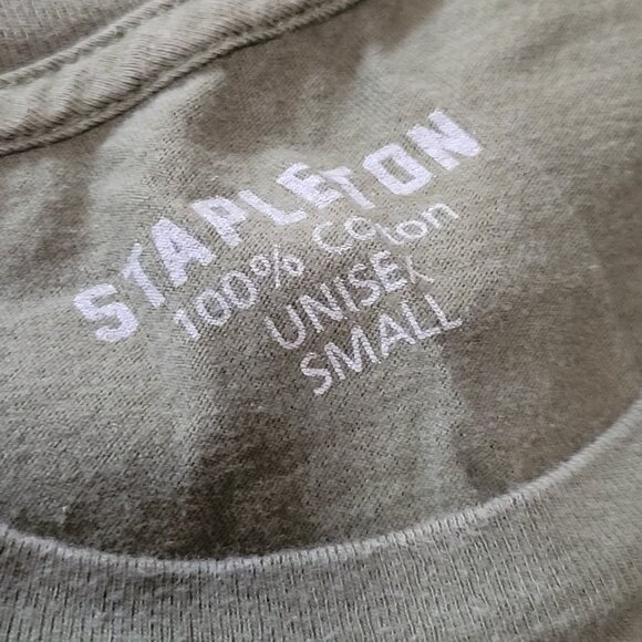 Small Vintage 90s Chris Stapleton Outlaw State of Mind Concert Graphic T Shirt - Picture 7 of 7